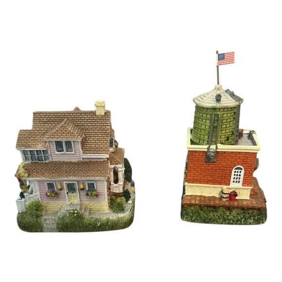 Liberty Falls Water Tower and Home Of Artist Anabelle Phillips Figurines 3.25 T - Picture 3 of 14